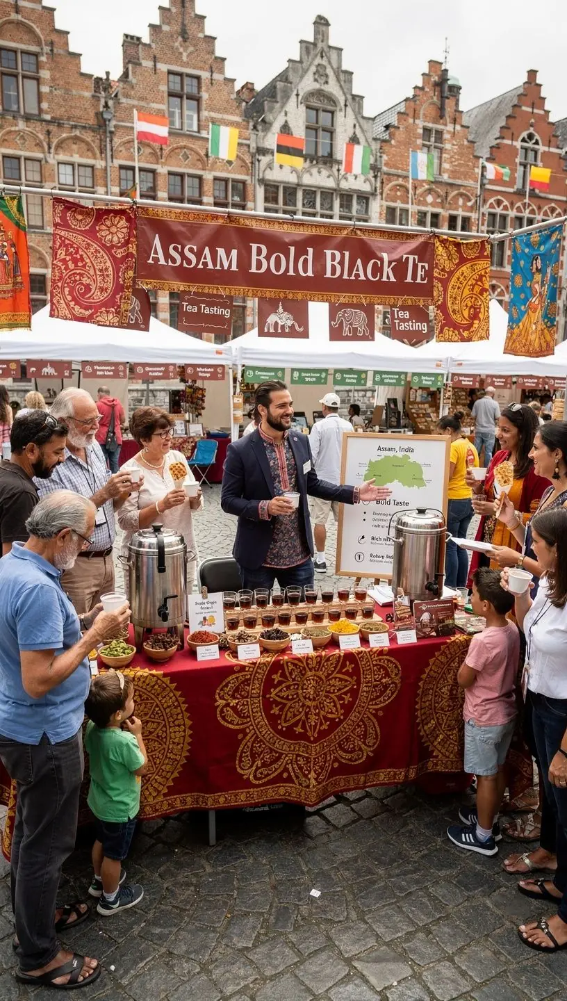 ThГ© noir Assam avec une note maltГ©e et riche.