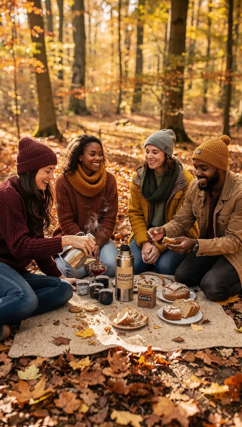 Un élégant service à thé avec une théière en céramique et des tasses assorties.